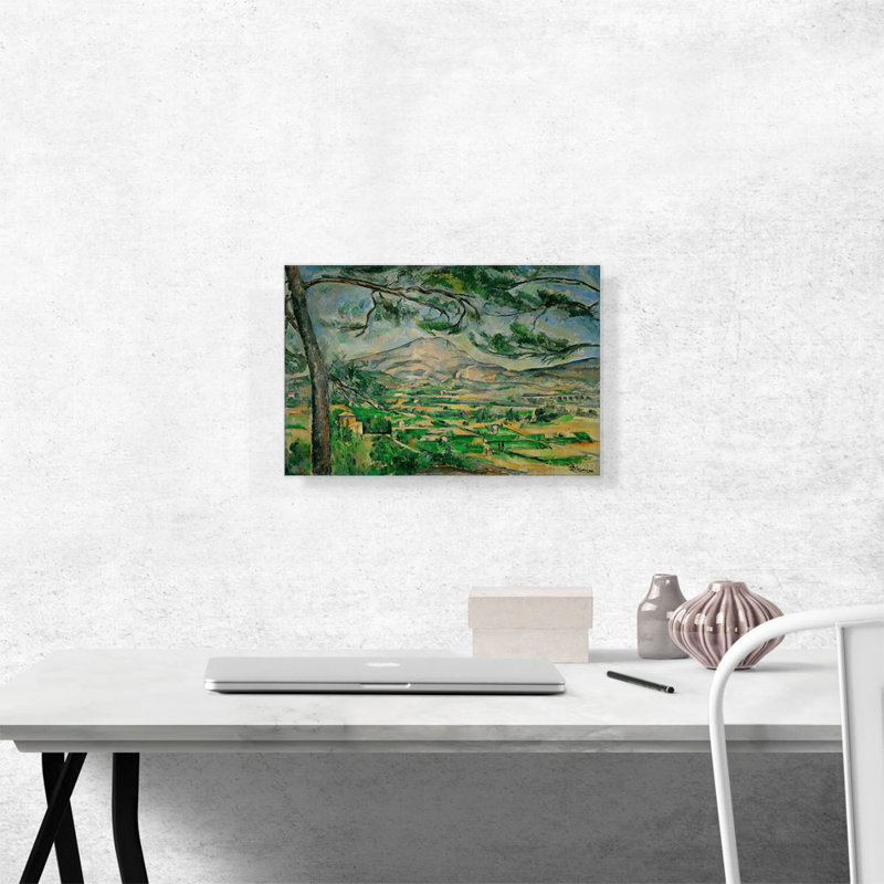 La montagne Sainte-Victoire, 1887 - impression, H 12 po x l 18 po x P 1,5 po
