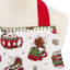 Tablier de Noël sans motif bavoir