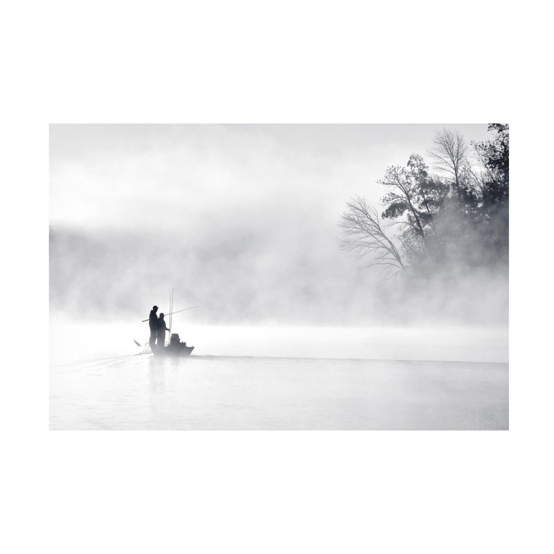 Bolog Eric Zhang  Morning Fishing 5 Canvas Art, 30" H x 47" W
