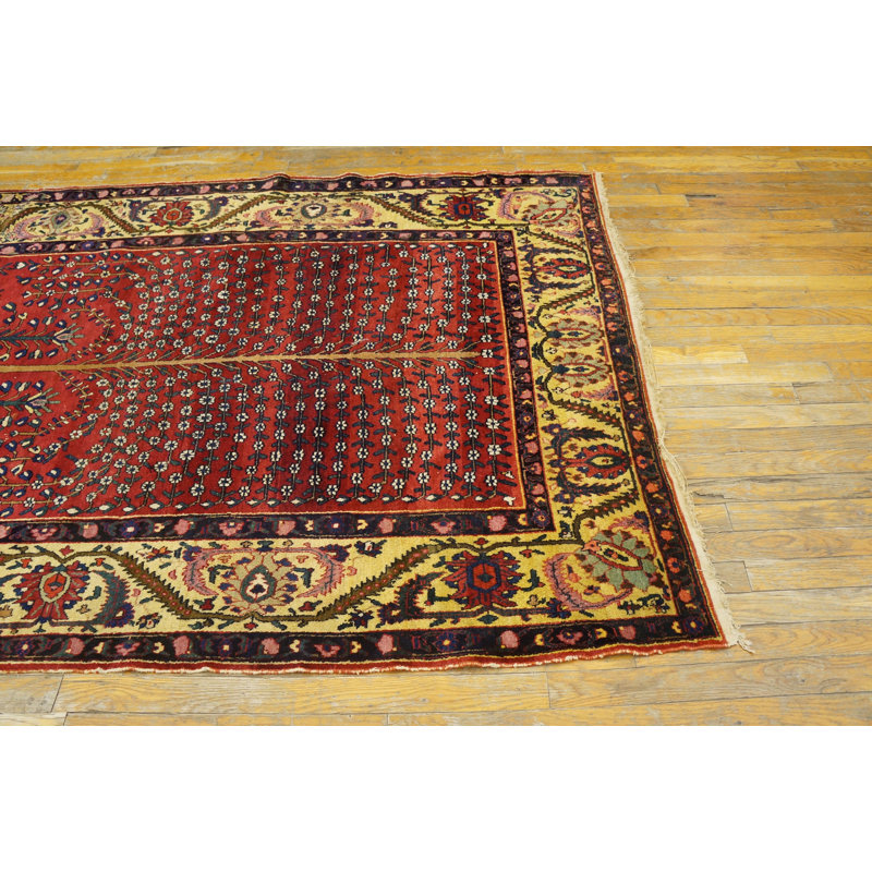 Hand Knotted Wool Geometric Area Rug