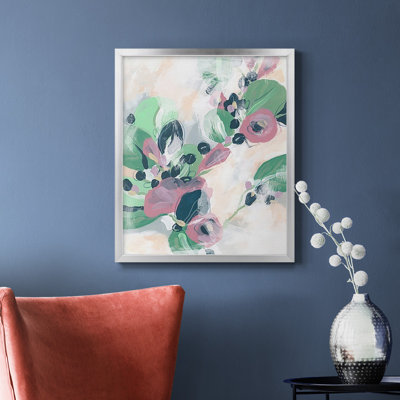 Toile encadrée de qualité supérieure Tropical Branch Fresco II - prête à être accrochée