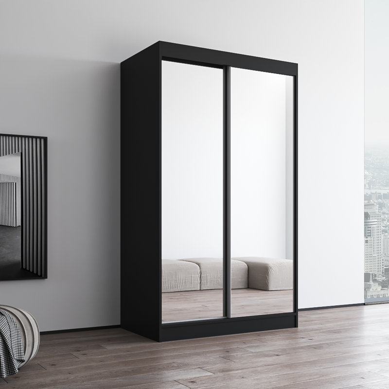 Armoire Aria, Noir, H 80 po x l 47 po x P 25,5 po