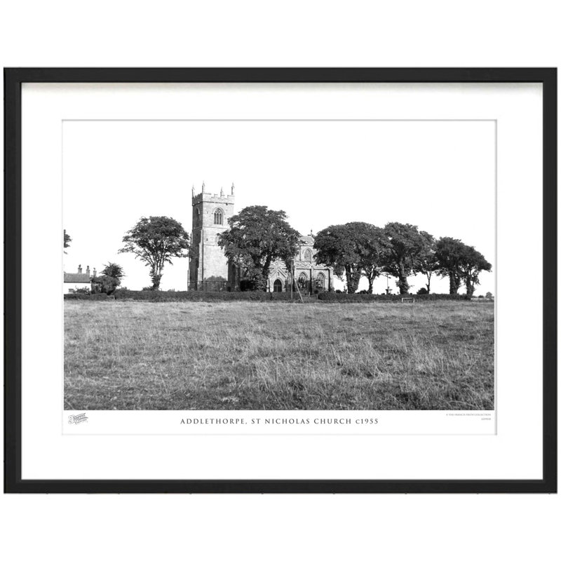 Addlethorpe, St Nicholas Church C1955 - Single Picture Frame Print, 31.5cm H x 38.8cm W x 2.3cm D