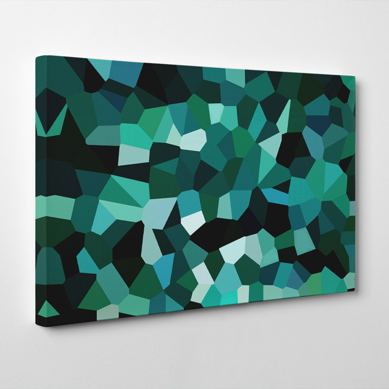 Blue Abstract - Wrapped Canvas, 40cm H x 60cm W