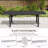 97.2"L Extendable Aluminum Outdoor Patio Dining Table-1764659492