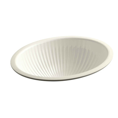 Linia Ceramic Oval Undermount Bathroom Sink