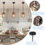 1-Light Farmhouse Dining Room Single Cylinder Pendant