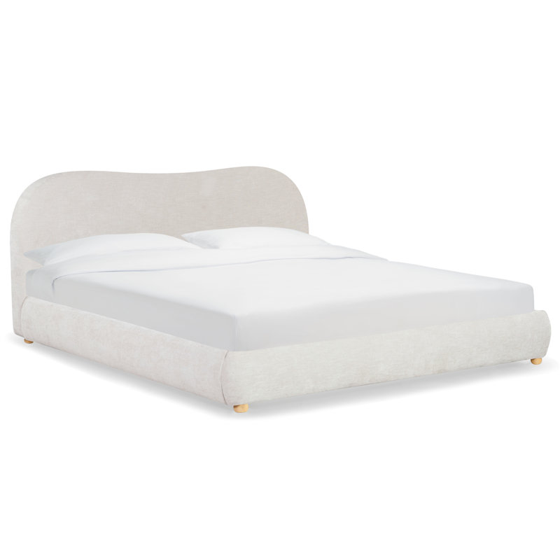 Beccarose Bed, Queen, Natural/Beige