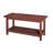 Jodh Rustic Cottage Bench with 1 Shelf, Antique, Solid Wood, Perfect for Accent & Occasional Furniture, Farmhouse Barn Style with Natural Finish, Red-1834053730