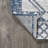 Weside Diamond Tribal Medallion Ivory/Blue Indoor/Outdoor Rug-1889803247
