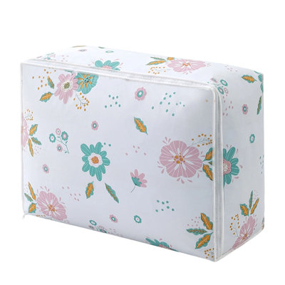  Large Heavy Duty Storage Bags, Clothes Storage Bins Foldable Storage Containers with Reinforced Handles, Closet Organizers and Storage for Clothing, Sweater, Comforter, Bedding