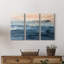 Lake Sunrise - peinture sur toile tendue 3 pièces-1283195155