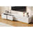 Luxury Fluted TV Stand For Tvs Up To 85", Faux Marble Tabletop Media Console With 4 Drawers, Curved Profile Design, Modern Entertainment Center With Gold Base For Living Room, TV Stand-152296453