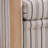 American Farmhouse 83.86" Polyester Blend Striped sofa-1923739156