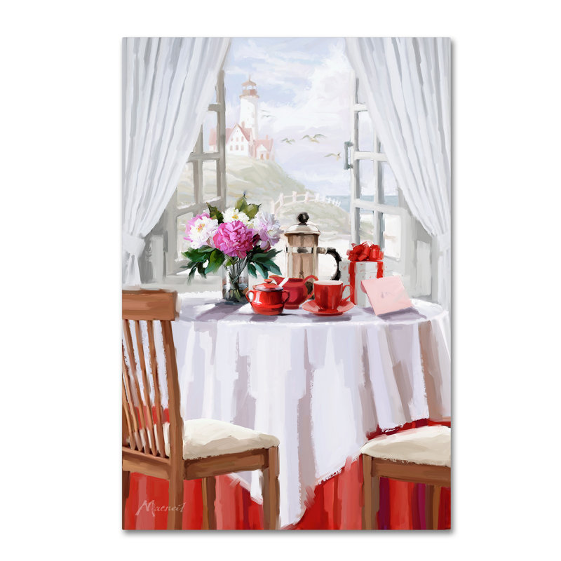 « coffee shop », reproduction sur toile tendue, H 19 po x l 12 po x P 2 po