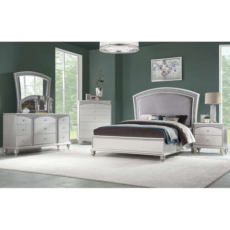 Commode double 9 tiroirs avec miroir Fuson