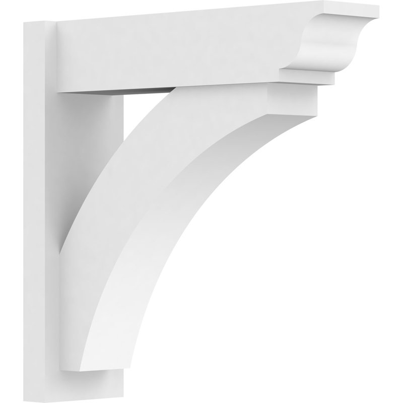 H 7 po x l 7 po x P 24 po x H 24 po Thorton de qualité architecturale en PVC avec extrémités traditionnelles, L 7 po