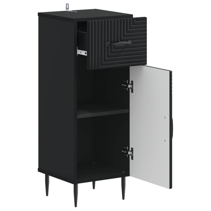 Bathroom Cabinet, Black