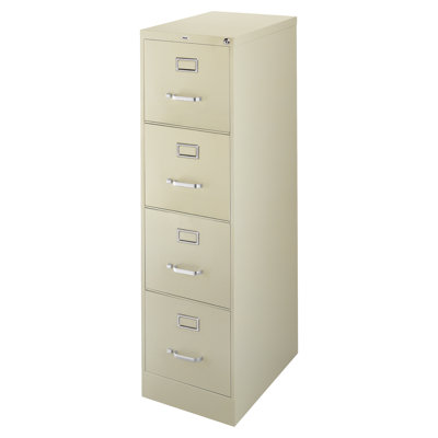 15'' Wide 4 -Drawer Steel File Cabinet
