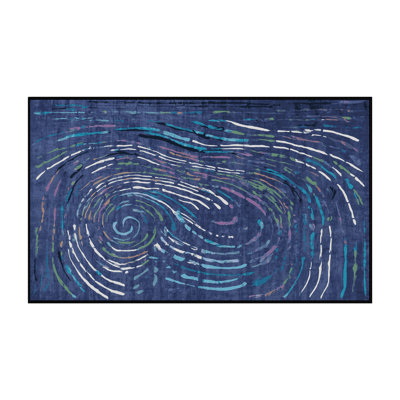 Machine Washable Gray Area Rug