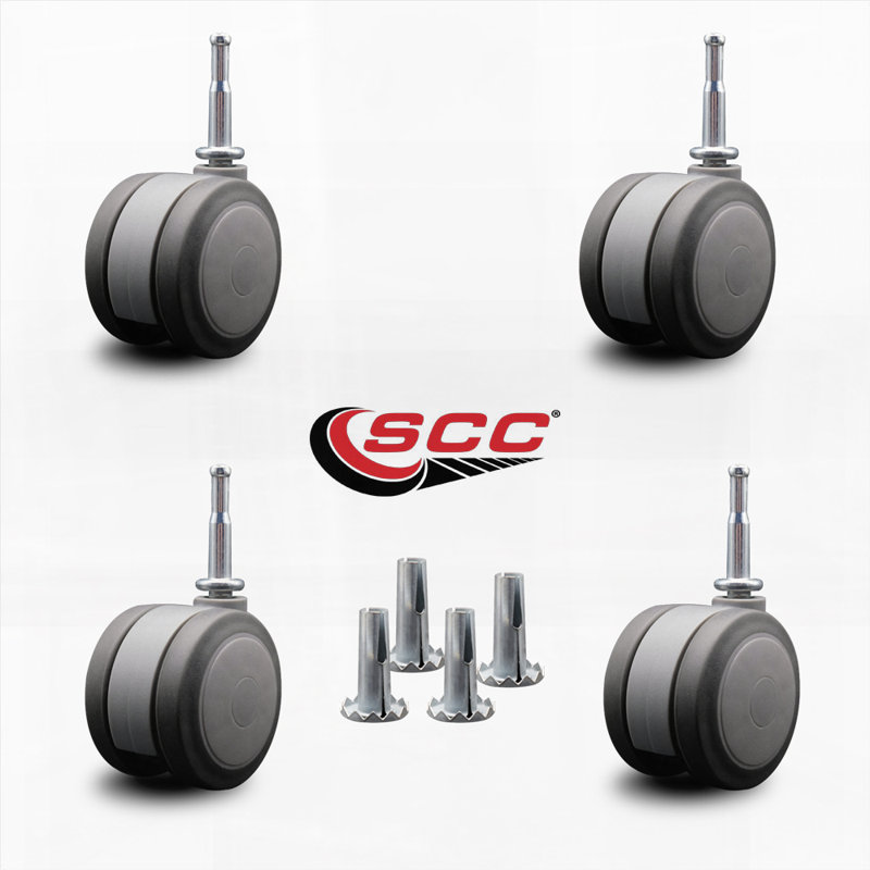 Metal Caster, Gray