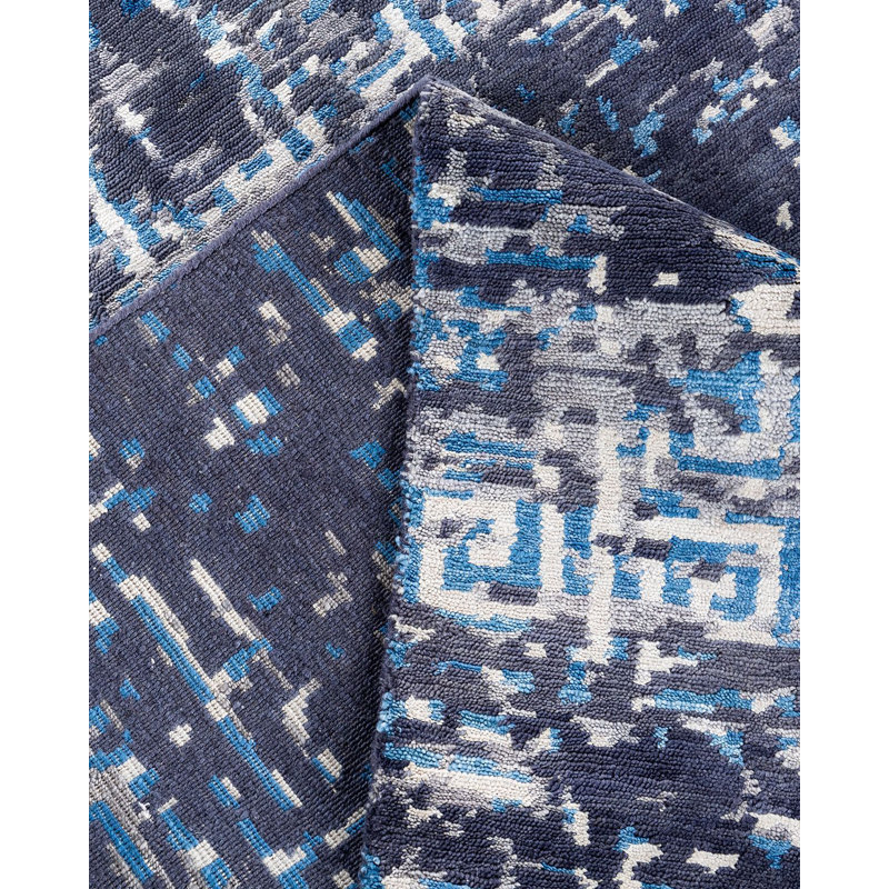 Overdyed One-of-a-Kind 9' 1" X 11' 10" Hand Knotted Area Rug