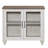 Scarlett TV Stand For 43-Inch TV, Wooden Console Table With Storage Cabinet For Living Room, Kitchen Sideboard Buffet With Glass Doors For Dining Room-1400487564