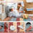 Boho Machine Washable Rug for Living Room Modern Non-Slip Rug for Bedroom Stain-Resistant Low Pile Rugs for Dining Room-625028984