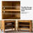 Victoria Wladimir Transitional 28'' W 1-Drawer Nightstand with Solid Wood Legs and Built-in Charging Station (Set of 2)-117378963