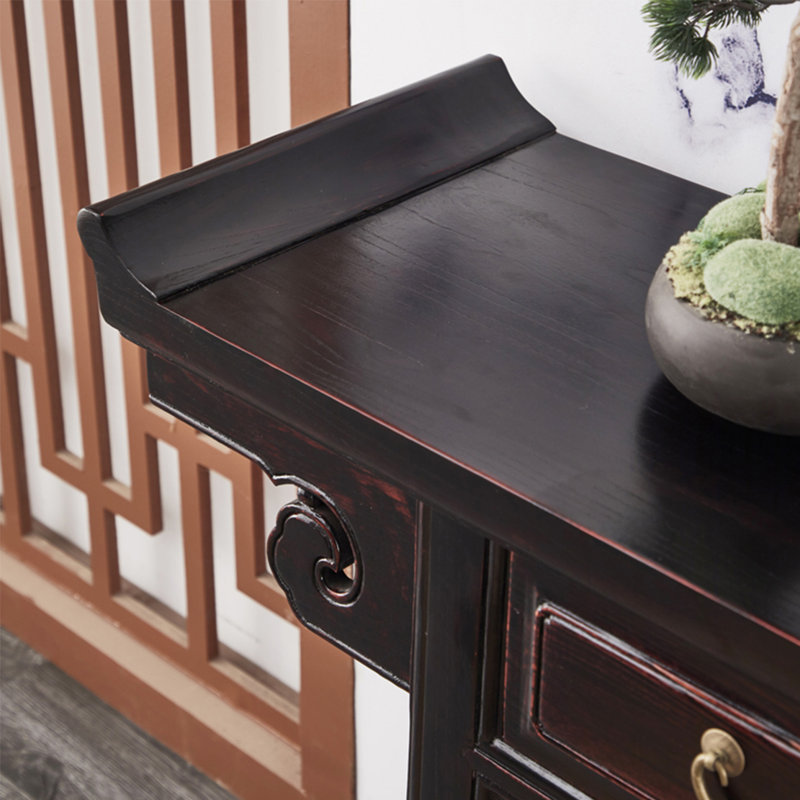 Console Retro Classical Art, H 36,61 po x l 70,87 po x P 14,17 po