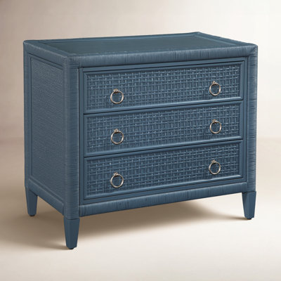 Monterey 3 Drawer Wicker Chest