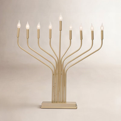 Metal Menorah