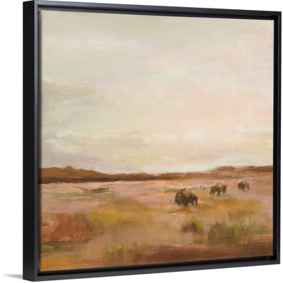 Buffalo Under Big Sky Warm - imprimé