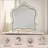 Pearl White Finish Mirror