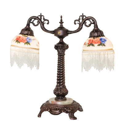 20" High Roussillon 2 Light Table Lamp