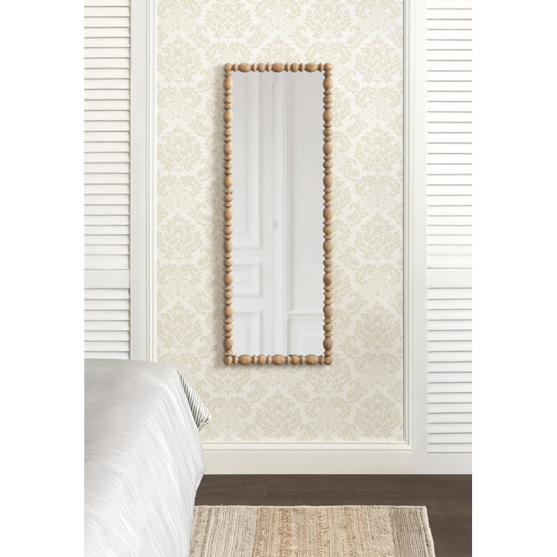 Miroir Prindle, Bois massif, Brun, 49.75" X 17.75"