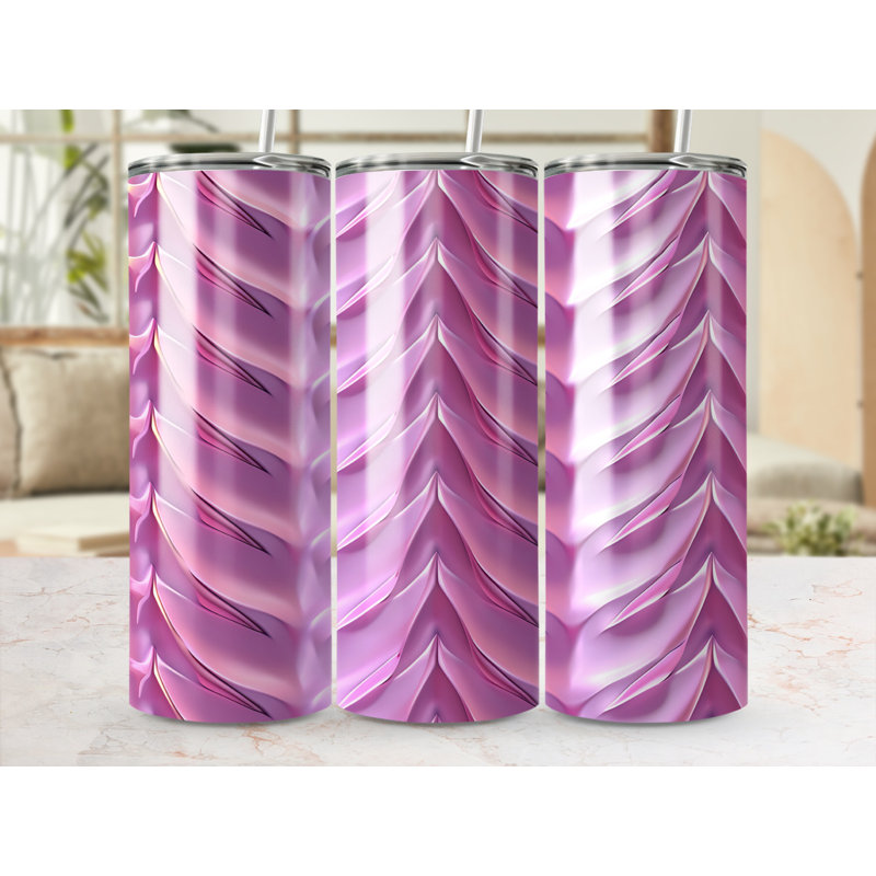 Choose Handmade Tumblers 591ml Vacuum Insulated Stainless Steel (18/8) Travel Tumbler with Straw