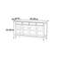 Armoire de rangement multifonctionnelle de style américain