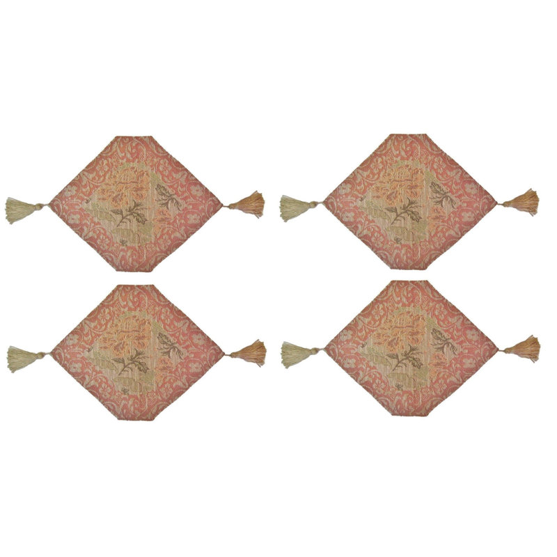 Willams Spice Floral Diamond Tapestry Table Runner