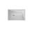 Free Standing Soaker Acrylic Bath-Tubs, Rectangular Shape Soaker Hot Tub (White)