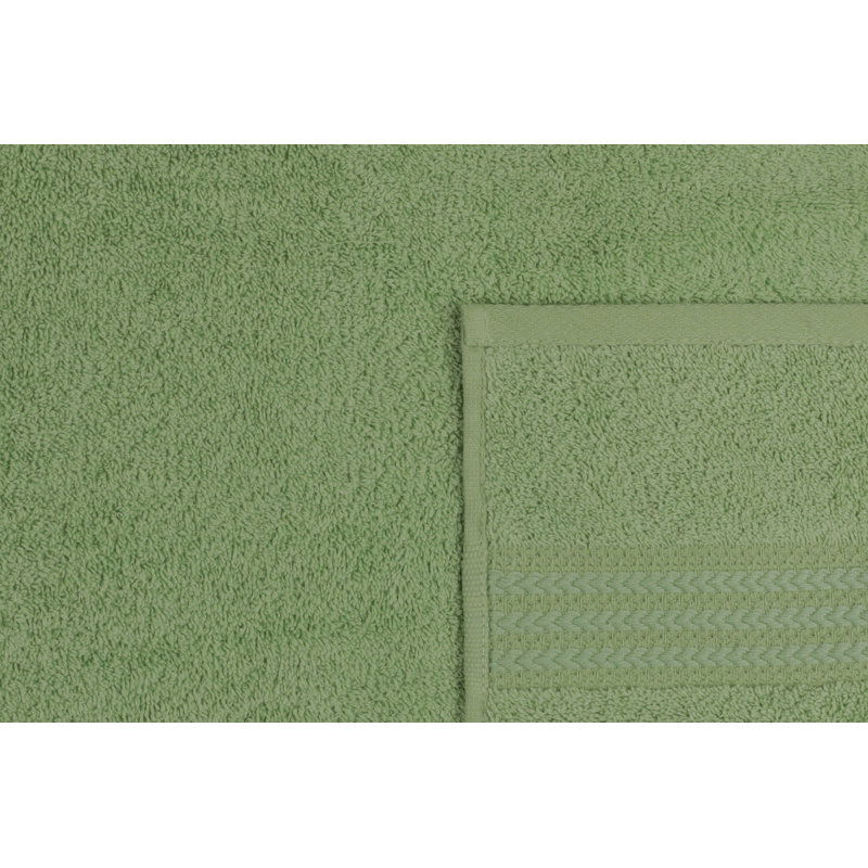Ultra-Soft Wash Towel, 100% Cotton, Green, 11.8 x 19.7 inches | 500 GSM for Superior Absorbency | Machine Washable at 104°F | Perfect for Home, Spa, Gym, and Travel | Luxurious Comfort and Durability
