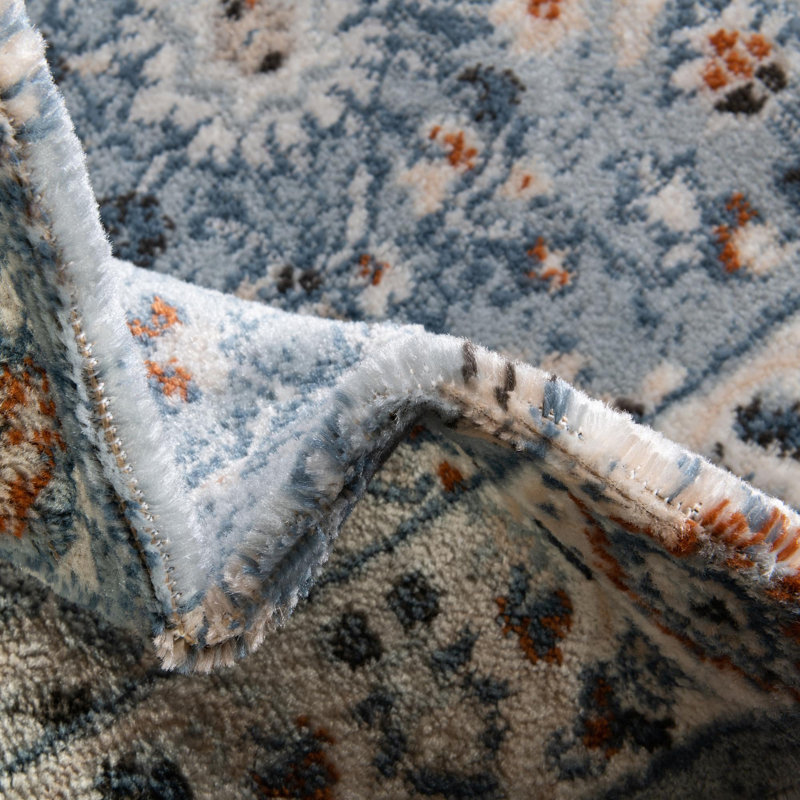 Floral Area Rug, Octagon 238.8cm