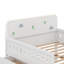 Lit plateforme en bois avec lumières DEL et tiroirs de rangement-1185901352