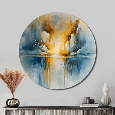 Cylinda - Abstract Modern Round Metal Wall Art