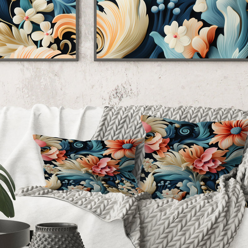  Housse de coussin rectangulaire en polyester