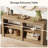 59" Console Table with Storage Shelves-1892560290