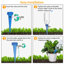 Paquet de 24 pointes d'arrosage pour plantes, dispositifs d'auto-arrosage avec valve de contrôle à libération lente pour arrosoir automatique pour plantes, outils d'irrigation pour plantes d'intérieur et d'extérieur