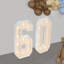 Illuminez les chiffres pour les décorations d'anniversaire