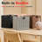 Wicker Basket, Set Of 2 Hand-Woven Paper Rope Storage Baskets For Organizing, Foldable Cubby Storage Bins, 11 Inch Large Wicker Storage Basket, Square Baskets Cube Storage Organizer-1436917758