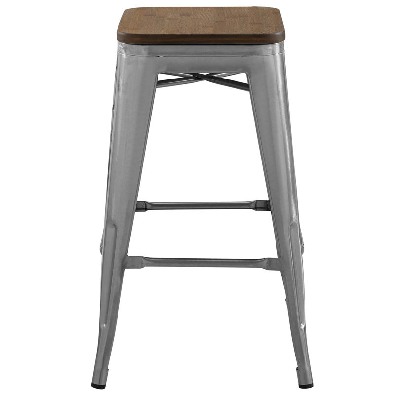 Tabouret de comptoir Promenade par Modway, Tabouret de comptoir (siège d'une hauteur de 26 p, Bronze industriel